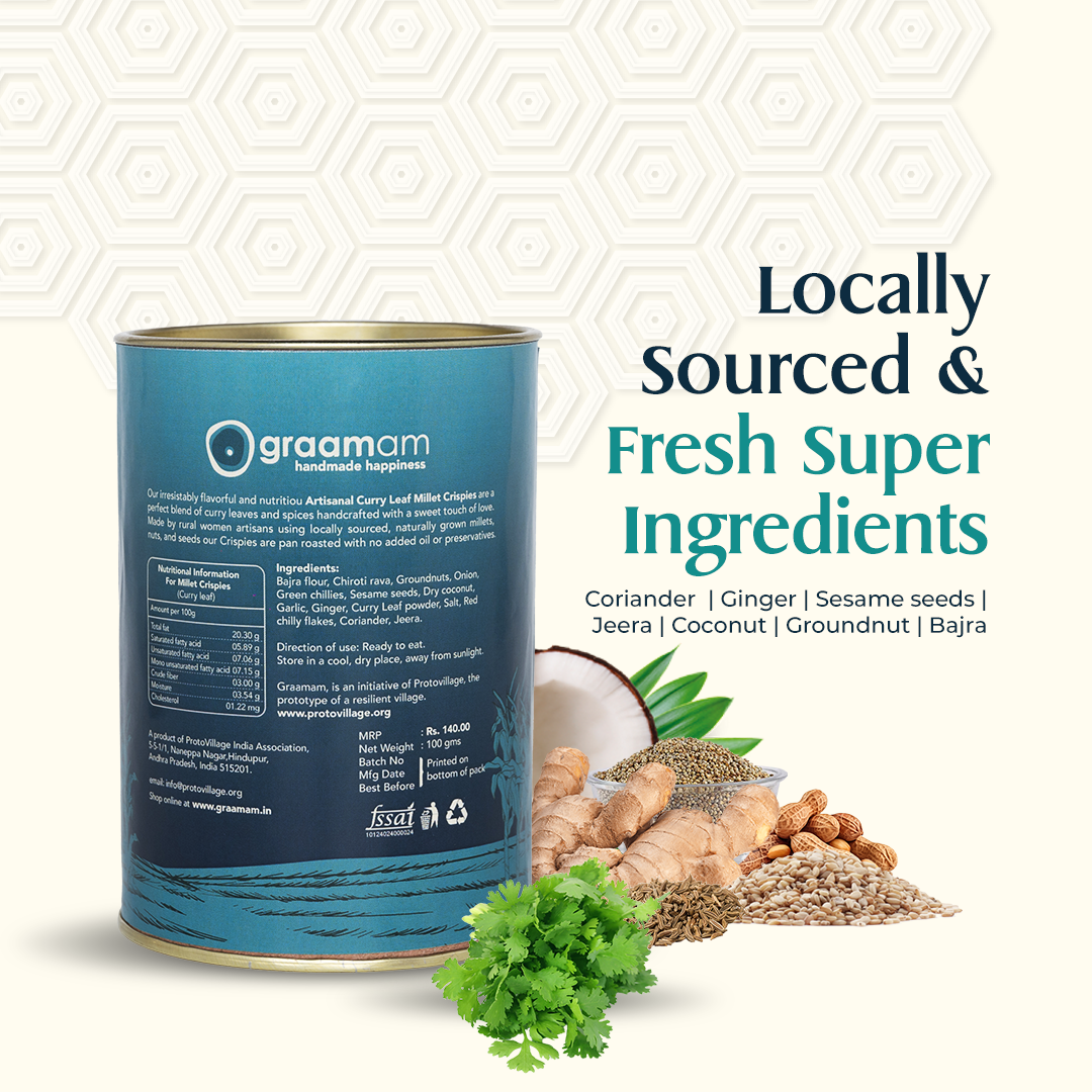 Millet Crispies - Coriander