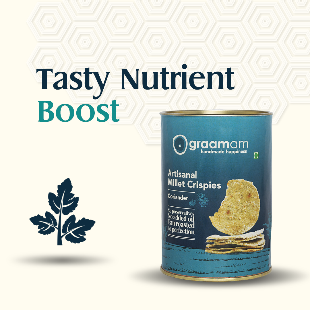 Millet Crispies - Coriander