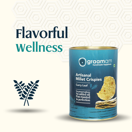 Millet Crispies - Curry Leaf