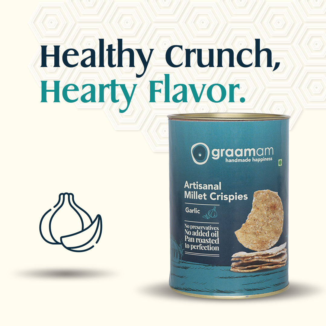 Millet Crispies - Garlic