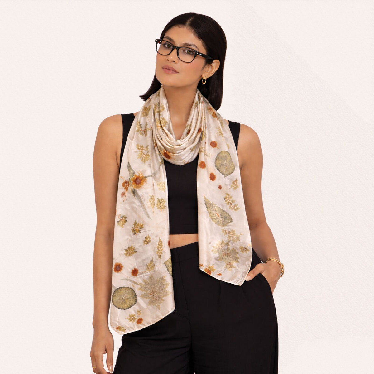 IVORY BOTANICAL STOLE by Graamam, image 4
