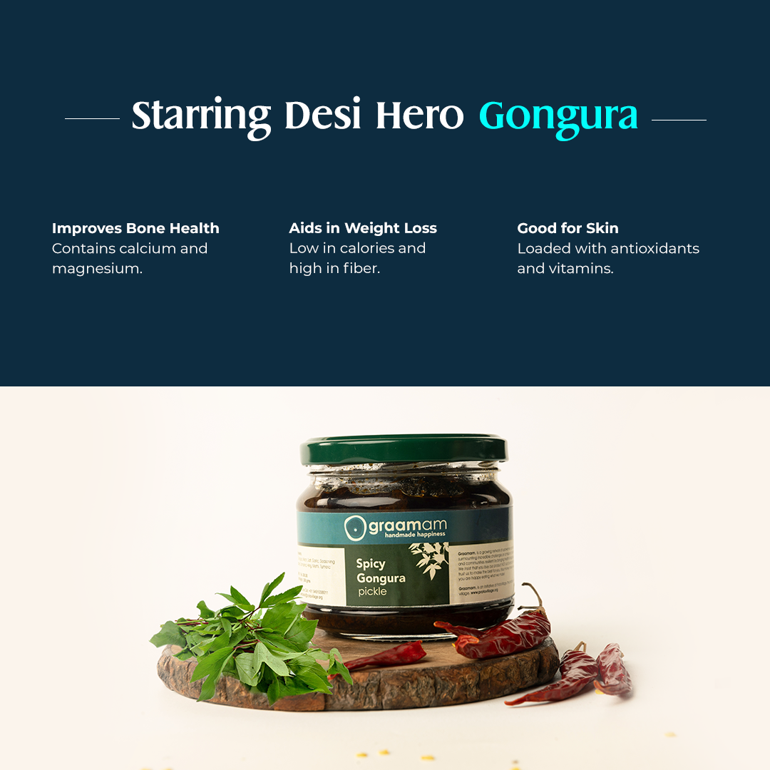 300gm Pickle - Spicy Gongura