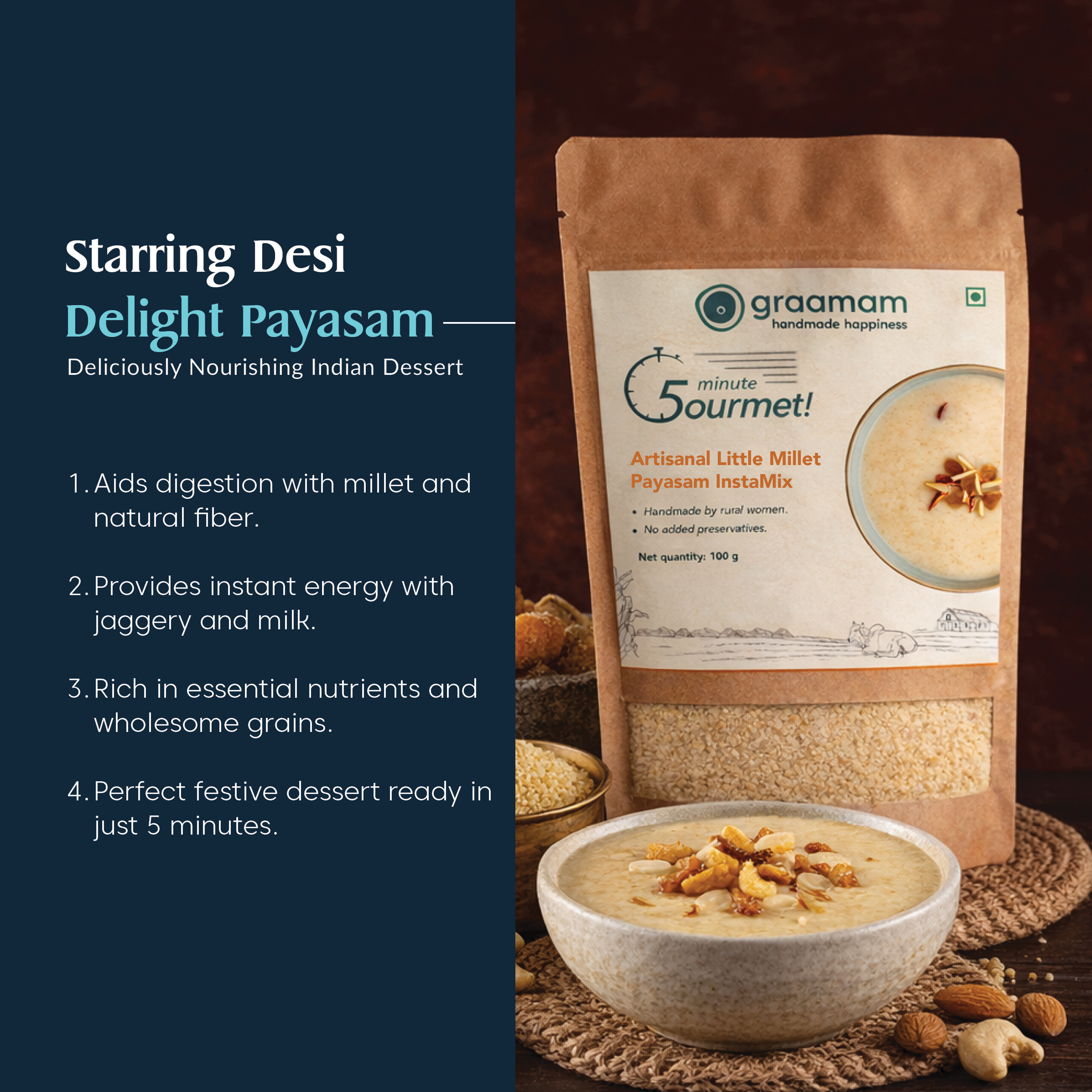 100gm Little Millet Payasam InstaMix 100
