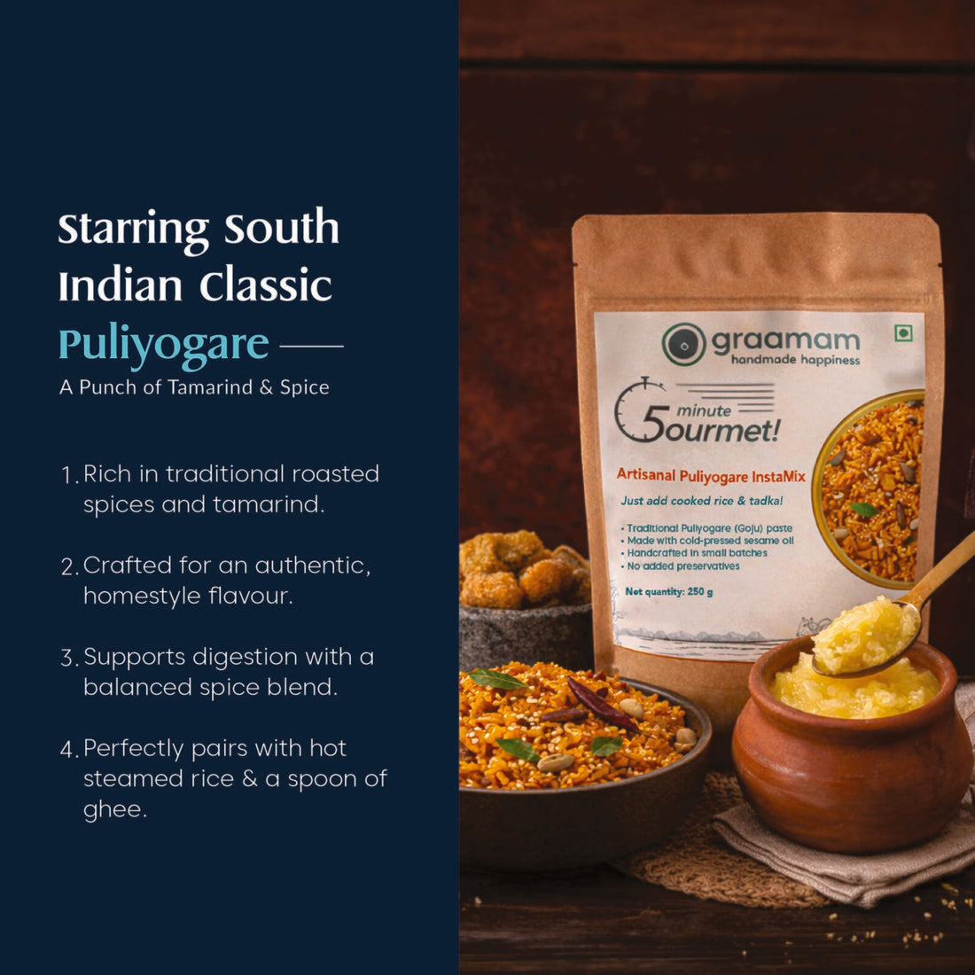 Artisanal  Puliyogare InstaMix