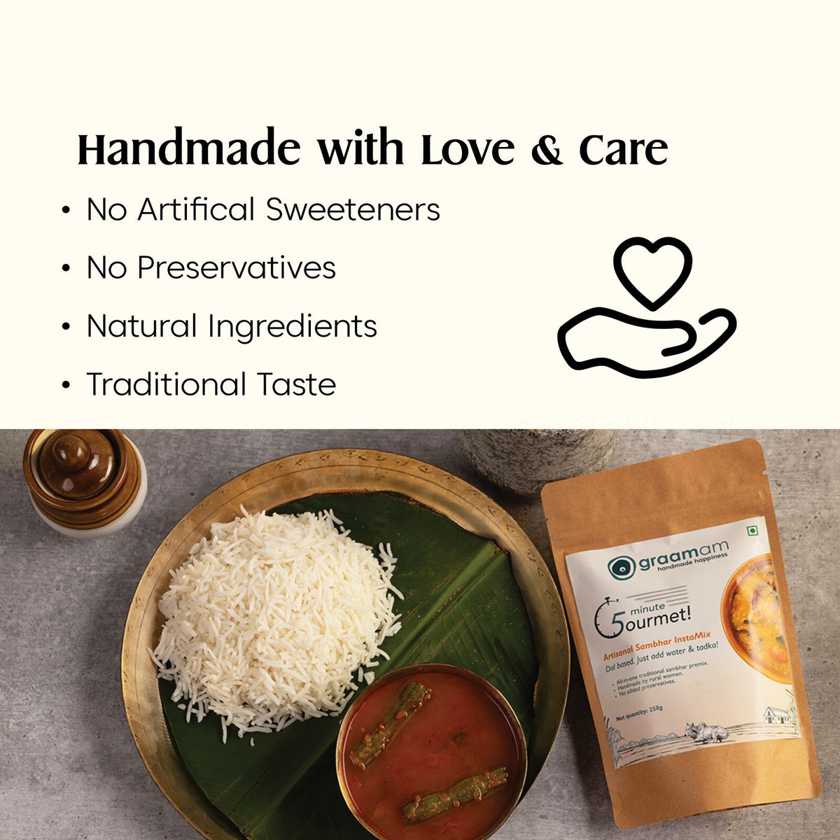 Artisanal Sambhar Insta mix by Graamam, image 4