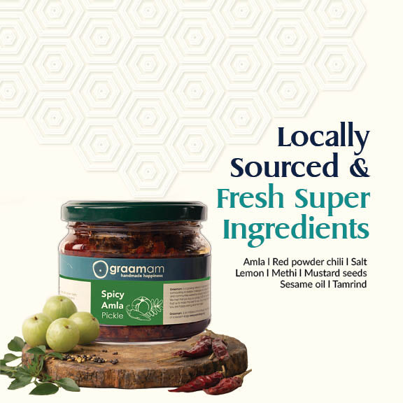 300gm Pickle - Spicy Amla