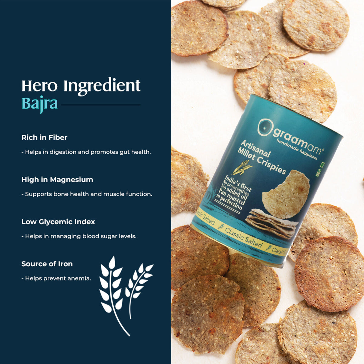 Millet Crispies- Classic