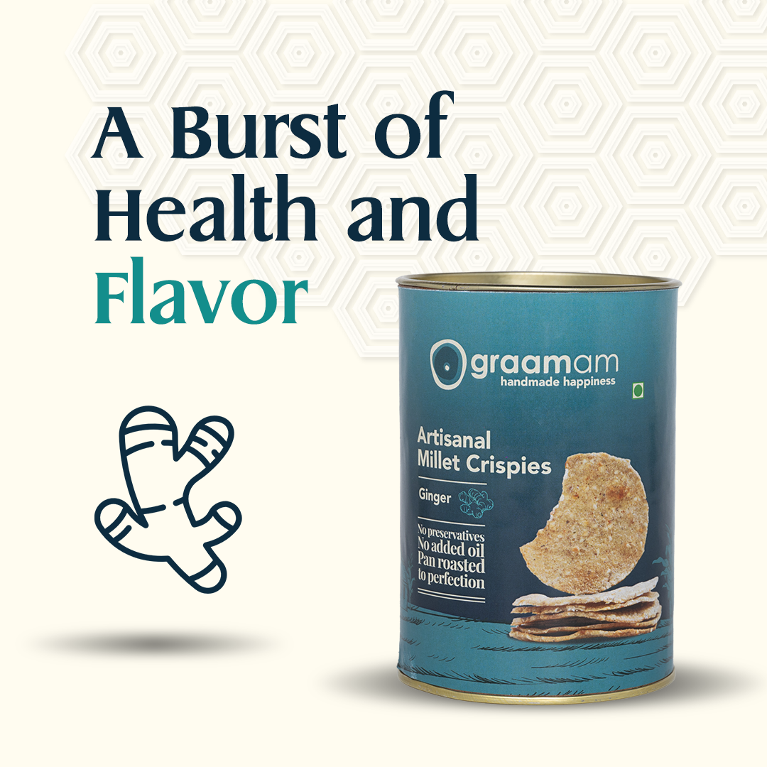 Millet Crispies - Ginger