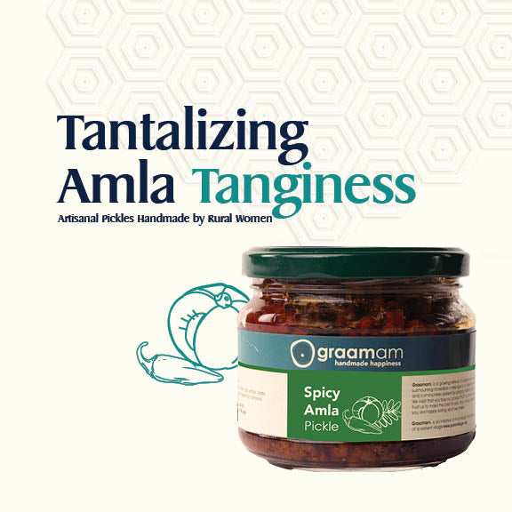 300gm Pickle - Spicy Amla
