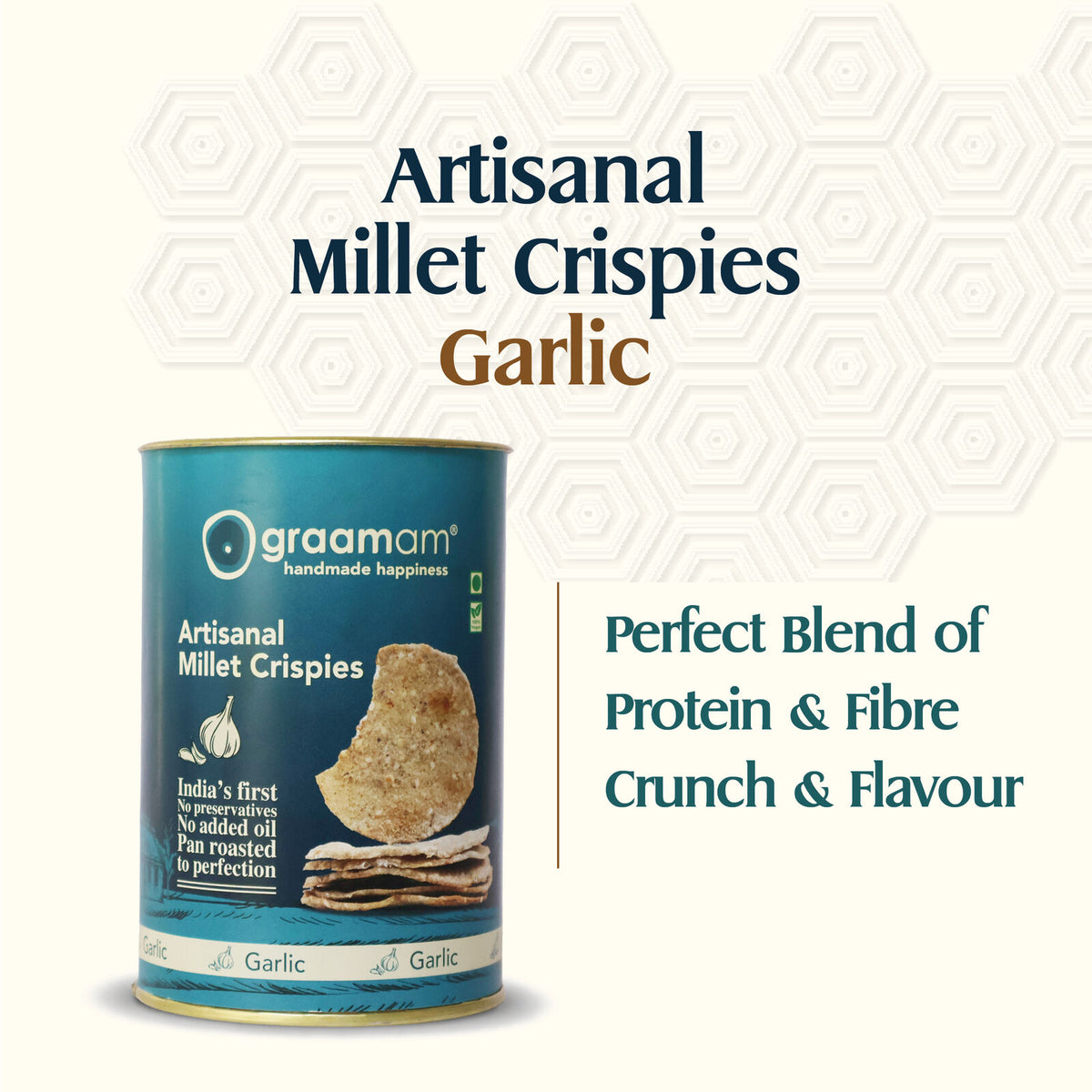 Millet Crispies - Garlic