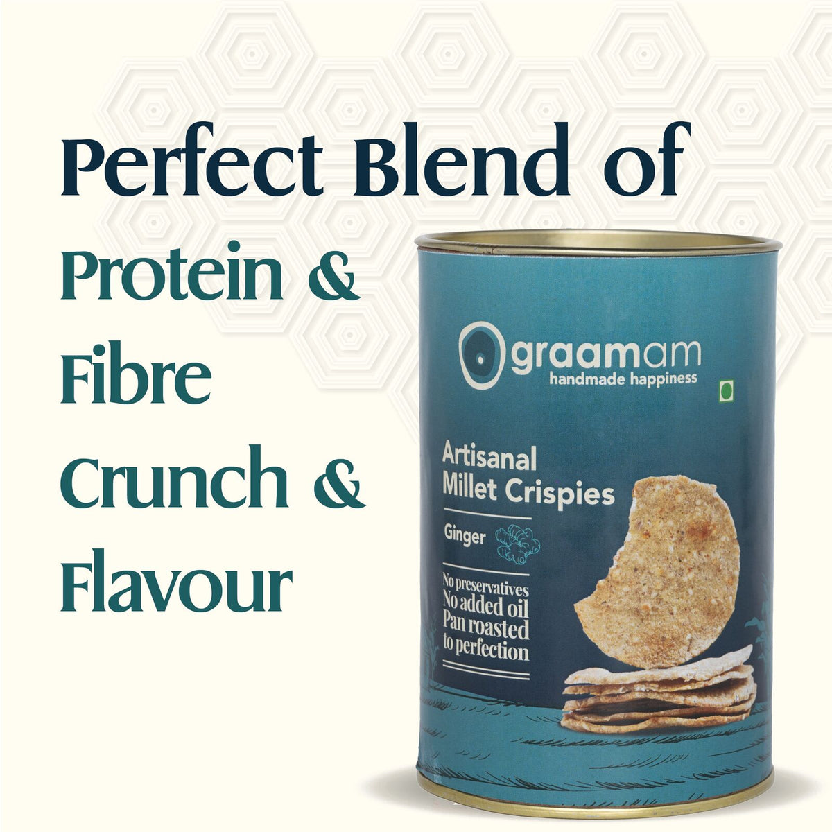Millet Crispies - Ginger by Graamam, image 1