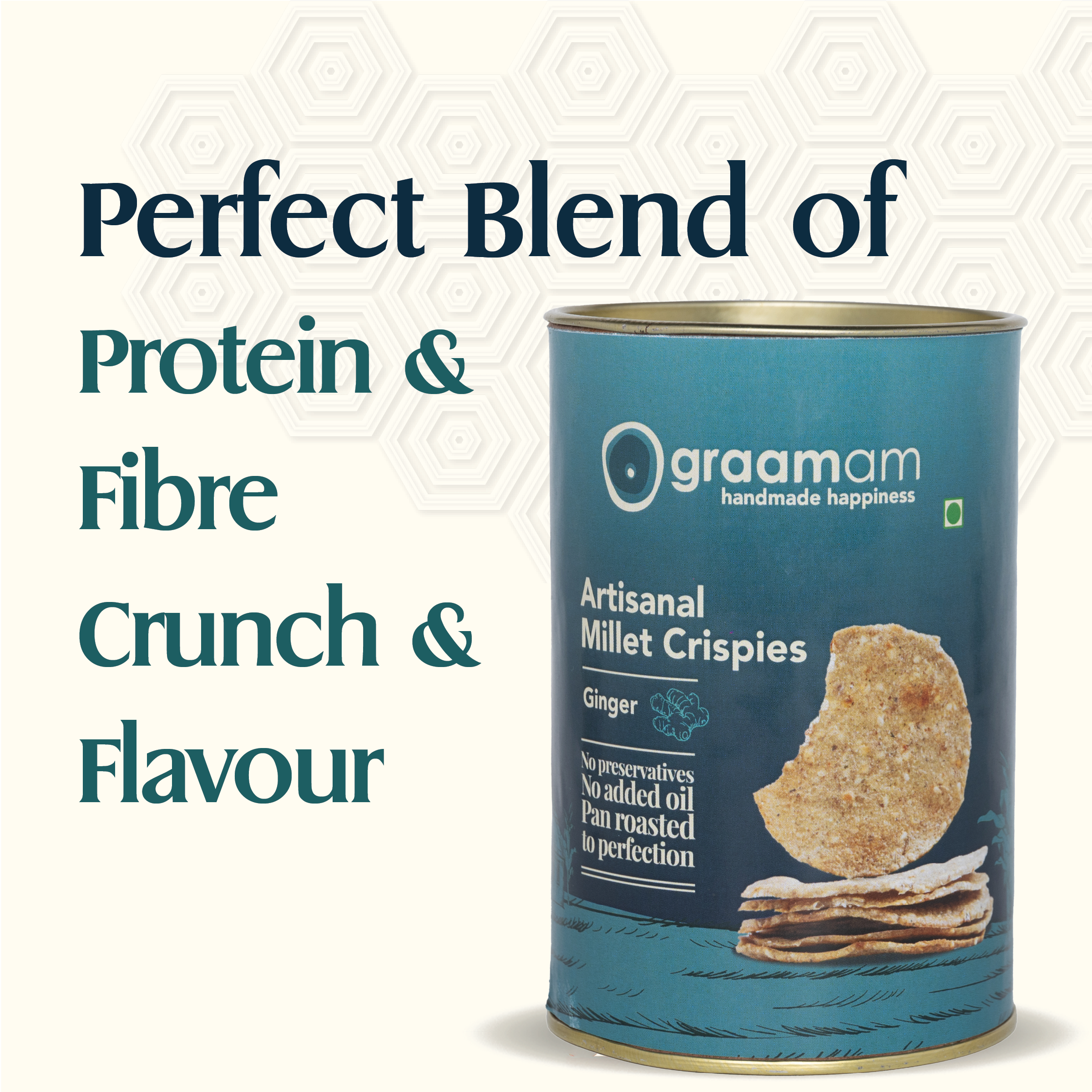 Millet Crispies - Ginger