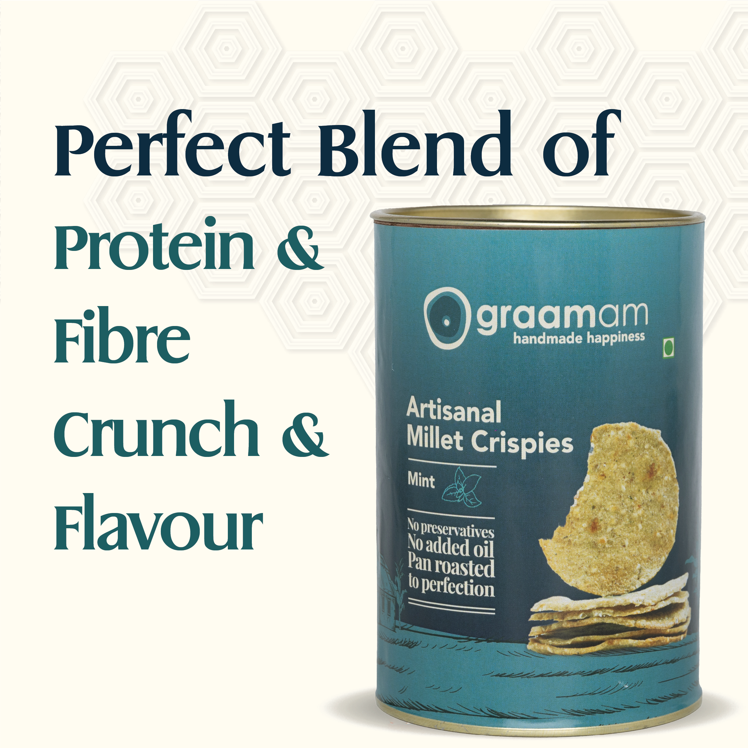Millet Crispies - Mint