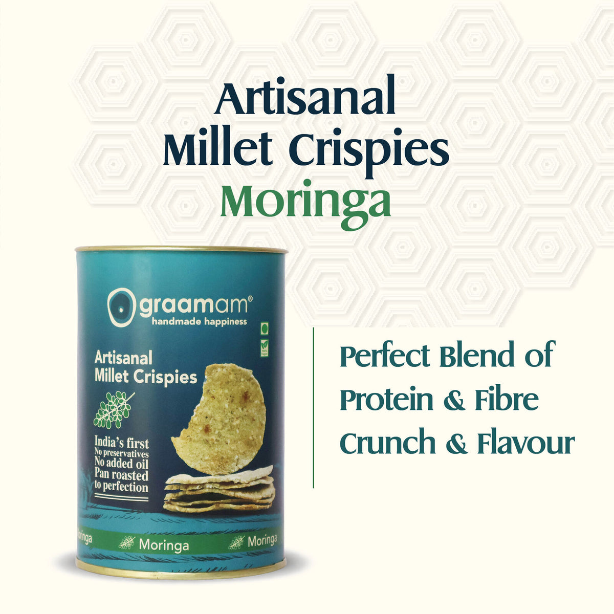 Millet Crispies - Moringa