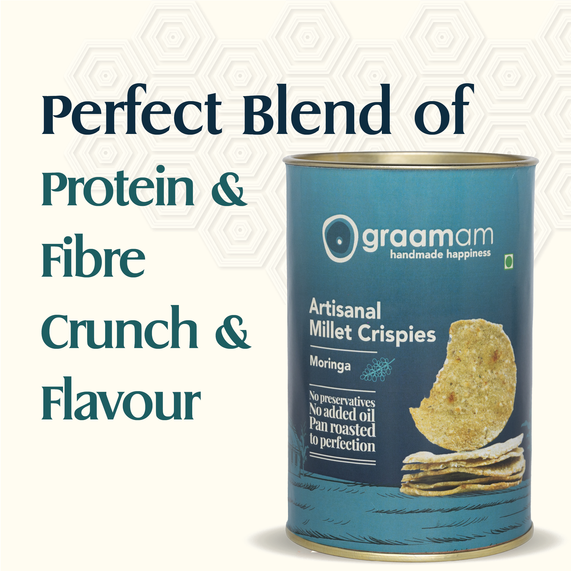 Millet Crispies - Moringa