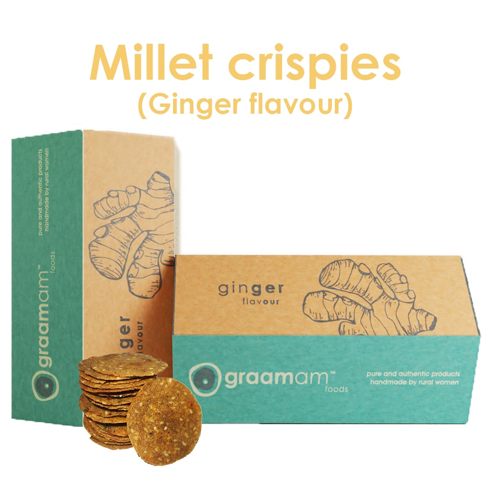 Millet Crispies (Ginger flavour)