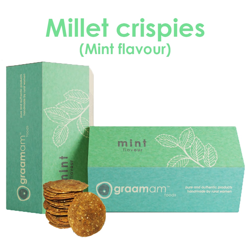 Millet Crispies (Mint flavour)