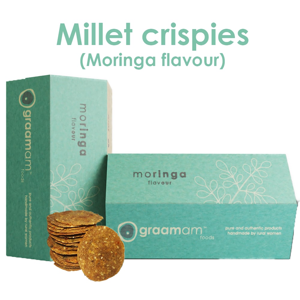 Millet Crispies (Moringa flavour)