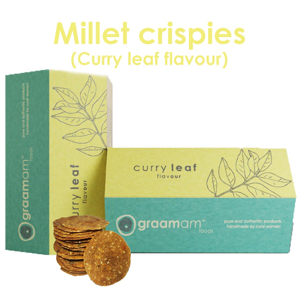 Millet Crispies (Curry leaf flavour)