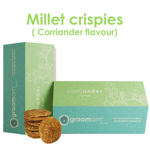 Millet Crispies (Coriander flavour)